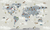 Papel de Parede Aquarela Mapa - PDP07 - comprar online