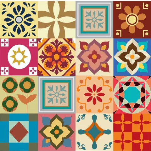 Papel de Parede Azulejo #9