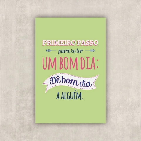 Quadro Decorativo Frase #2