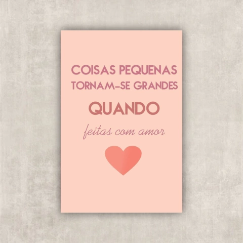 Quadro Decorativo Frase #5