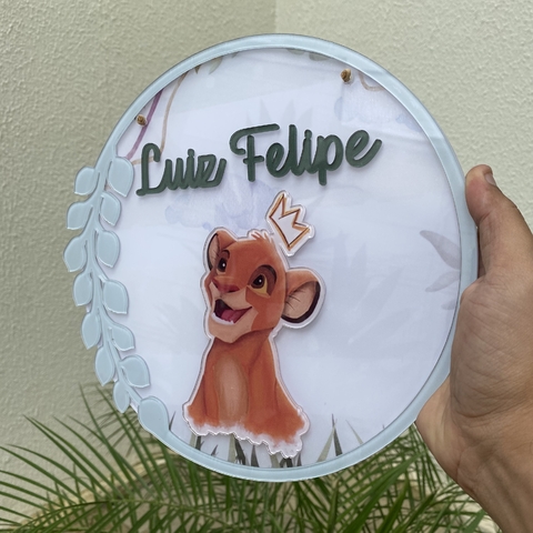 Porta Maternidade 3D - Rei Leão- PM 44 - comprar online