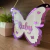 Enfeite de porta 3D - Borboleta Fundo Liso - PE02
