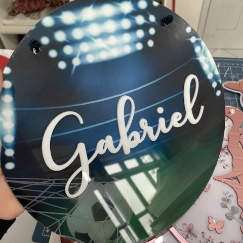 Porta Maternidade 3D - Futebol - PM53 - comprar online