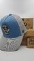 Gorra De Autor The Cap SKULLS LINE "Lover Skulls" Celeste y Gris en internet