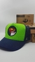 Gorra De Autor  The Cap  HEROES SUPER LINE "Flyer" Verde y Azul