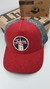Gorra De Autor  The Cap TRAVEL LINE "London" Rojo y Gris - comprar online