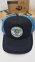 Gorra De Autor  The Cap SKULLS LINE "Lover Skulls" Negro y Celeste - comprar online