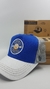 Gorra De Autor The Cap BEER LINE "Save Water Drink Beer" Azul, Blanco y Gris