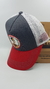 Gorra De Autor The Cap FEMME LINE "Frida" Gris, Rojo y Blanco en internet
