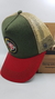 Gorra De Autor The Cap FEMME LINE "Have Fun" Verde, Rojo y Beige en internet