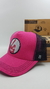 Gorra De Autor The Cap Baseball Line Fucsia y Negro