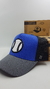 Gorra De Autor The Cap Baseball Line "Baseball Ball" Azul, Gris y Negro