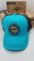 Gorra De Autor The Cap BARBER LINE "Classic Cuts" Turquesa y Negro - comprar online
