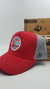 Gorra De Autor The Cap TRAVEL LINE "San Francisco" Rojo y Gris
