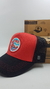 Gorra De Autor The Cap TRAVEL LINE "San Francisco" Rojo y Negro