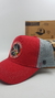 Gorra De Autor The Cap SPORT LINE "Pole Dance" Rojo y Gris