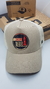 Gorra De Autor The Cap CHESS LINE "Diagonal Rebel" Beige - comprar online