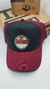 Gorra De Autor The Cap BARBER LINE "Barber" Negro y Bordó - comprar online