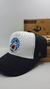 Gorra De Autor The Cap ANIMAL LINE "Shark Attack" Blanco y Negro