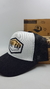 Gorra De Autor The Cap TRADE LINE DREAMS "HALF BEIGE UP" Hexagonal Blanco y Negro