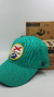 Gorra De Autor The Cap TRAVEL LINE "Adventure" Verde Agua Gabardina