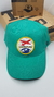 Gorra De Autor The Cap TRAVEL LINE "Adventure" Verde Agua Gabardina - comprar online