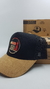 Gorra De Autor The Cap CHESS LINE "Diagonal Rebel" Negro y Marrón