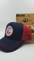 Gorra De Autor The Cap TRAVEL LINE "San Francisco" Azul y Rojo