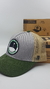 Gorra De Autor The Cap Golf Line "Top Class Golf Club" Gris, Verde y Beige