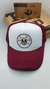 Gorra De Autor The Cap SKULLS LINE "Lover Skulls" Trucker Sublimado Blanco y Bordó - comprar online