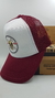 Gorra De Autor The Cap SKULLS LINE "Lover Skulls" Trucker Sublimado Blanco y Bordó en internet