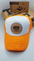 Gorra De Autor The Cap SKULLS LINE "Lover Skulls" Trucker Sublimado Blanco y Naranja - comprar online