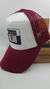 Gorra De Autor The Cap TRADE LINE Barcode Trucker Sublimado Blanco y Bordó en internet