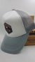 Gorra De Autor The Cap TRADE LINE Random Edit. Mountain Hexagonal Trucker Sublimado Blanco y Gris en internet