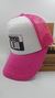 Gorra De Autor The Cap TRADE LINE Barcode Trucker Sublimado Blanco y Rosa en internet