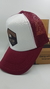 Gorra De Autor The Cap TRADE LINE Random Edit. Mountain Hexagonal Trucker Sublimado Blanco y Bordó en internet