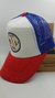 Gorra De Autor The Cap BARBER LINE "Barber Pro" Trucker Sublimado Blanco, Rojo y Azul en internet