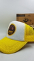 Gorra De Autor The Cap BEER LINE "Beer Taste" Trucker Sublimado Blanco y Amarillo