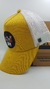 Gorra De Autor The Cap MUSIC LINE "BPM" Amarillo y Blanco en internet