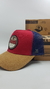 Gorra De Autor The Cap BARBER LINE "Barber" Bordo, Beige y Azul