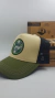 Gorra De Autor The Cap FEMME LINE "Flower Power" Beige, Verde y Negro