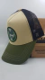 Gorra De Autor The Cap FEMME LINE "Flower Power" Beige, Verde y Negro en internet
