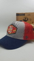 Gorra De Autor The Cap TRADE LINE Dreams Ray Hexagonal Edition Gris, Azul y Rojo