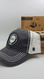 Gorra De Autor The Cap MUSIC LINE "It´s Techno Time" Gris y Blanco