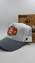 Gorra De Autor The Cap TRADE LINE Dreams Ray Hexagonal Edition Gris y Blanco