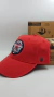 Gorra De Autor The Cap MUSIC LINE "Rock & Roll" Rojo Gabardina