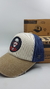 Gorra De Autor The Cap TERROR LINE "Game Over" Beige y Azul