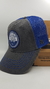 Gorra De Autor The Cap MARINE LINE "Surf Club" Gris y Azul en internet