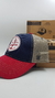 Gorra De Autor The Cap MARINE LINE "The Seafarer" Azul , Rojo y Beige