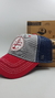 Gorra De Autor The Cap MARINE LINE "The Seafarer" Gris, Rojo y Azul